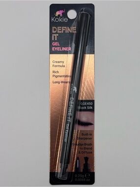 Kokie Define It Gel Eyeliner Black Silk GGE450 New Sealed